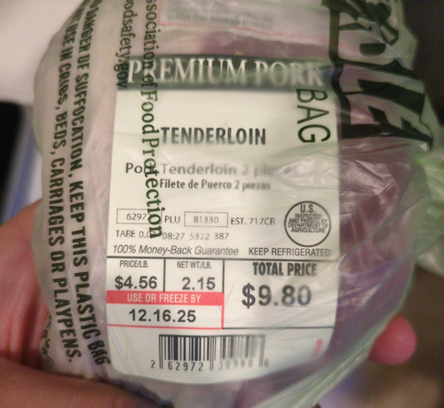 Snap a food label